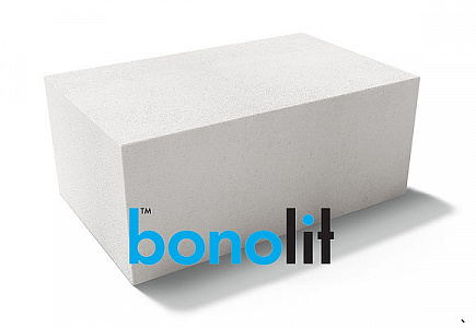 Блоки перегородочные 625x250x100/150 плоские грани D400, D500, D600 Bonolit ® (Бонолит)