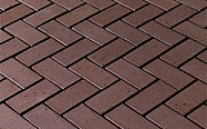 Тротуарная клинкерная брусчатка TERRA SALERNO коричневая CRH